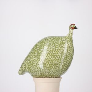Pintade moyen modèle 2e choix Vert moucheté Blanc n°637