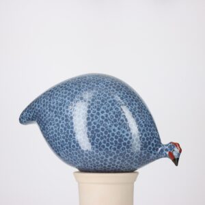 Pintade modèle qui picore 2e choix Bleu moucheté Bleu Lavande n°645