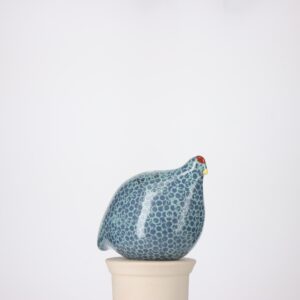 Caille petit modèle 2e choix Bleu moucheté Turquoise n°650