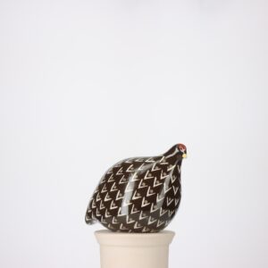 Caille petit modèle 2e choix Noir moucheté Blanc n°651