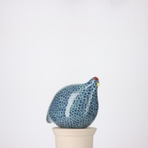 Caille petit modèle 2e choix Bleu moucheté Turquoise n°654