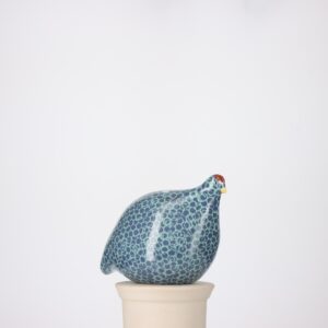 Caille petit modèle 2e choix Bleu moucheté Turquoise n°656