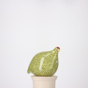 Caille petit modèle 2e choix Vert moucheté Jaune n°659