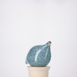 Caille petit modèle 2e choix Bleu moucheté Turquoise n°660