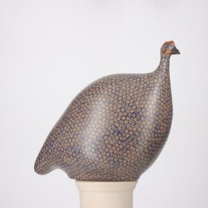 Pintade grand modèle 2e choix Brun moucheté Bleu MAT n°680