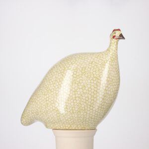 Pintade grand modèle 2e choix Blanc moucheté Vert Feuille n°684