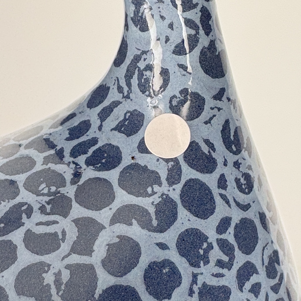 Pintade grand modèle 2e choix Bleu moucheté Bleu Lavande n°687 – Image 3